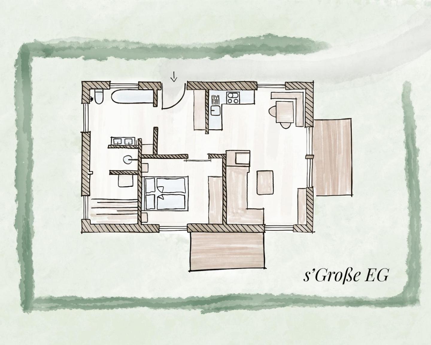 Die Zwei Chalets Am Tegernsee "S' Gloane" & "S' Grosse" Rottach-Egern Ngoại thất bức ảnh